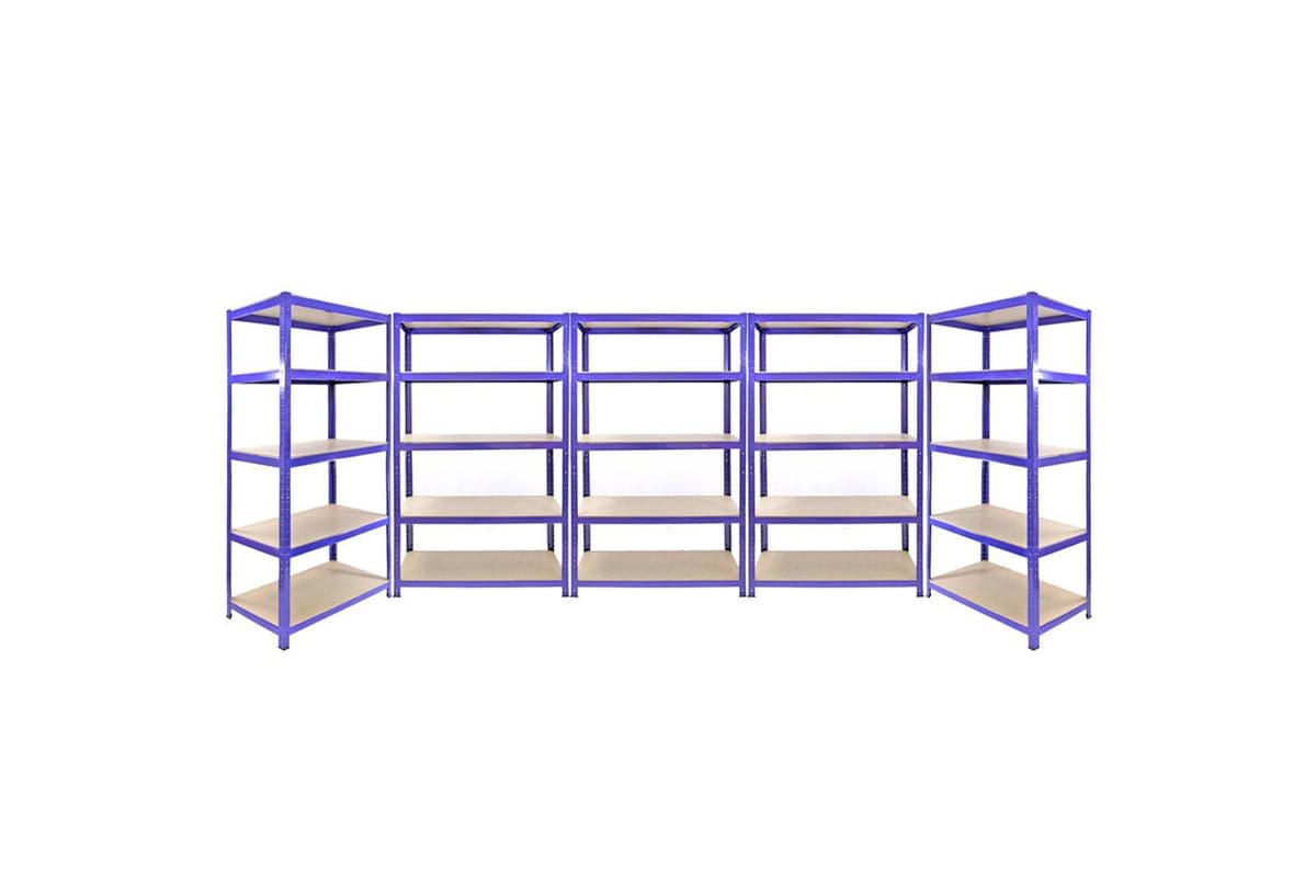 Monstershop 3 x Q-Rax and 2 x Racking Units | Blue