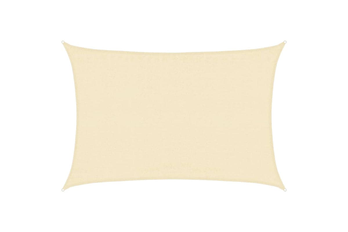 Vidaxl 311186 Sunshade Sail Cream 3.5x4.5 M Hdpe