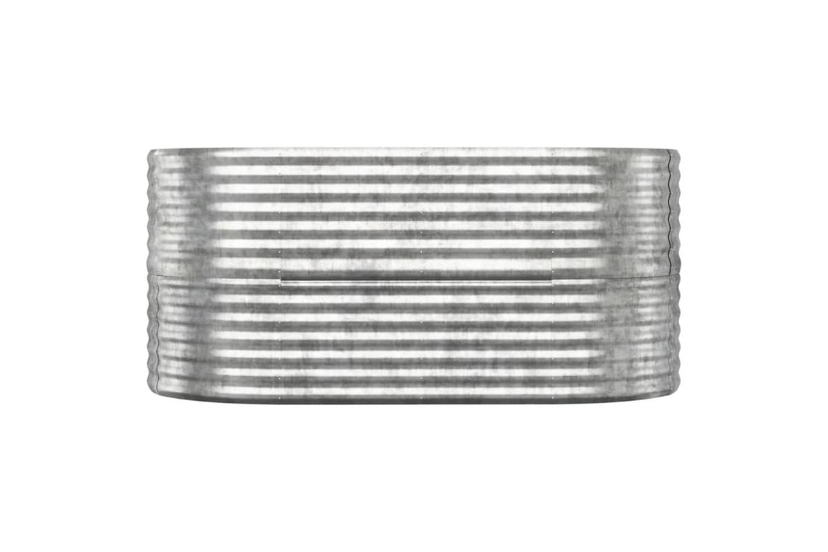 vidaXL 318952 Garden Raised Bed Powder-coated Steel 152x80x68cm Silver