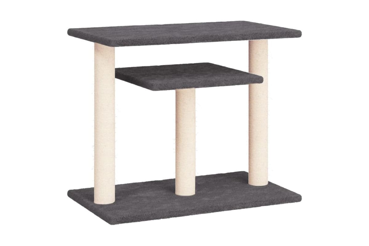Vidaxl Cat Scratching Posts With Platforms Dark Grey 625 Cm