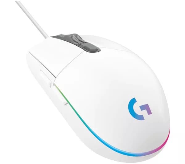 LOGITECH G102 Lightsync Optical Gaming Mouse - White