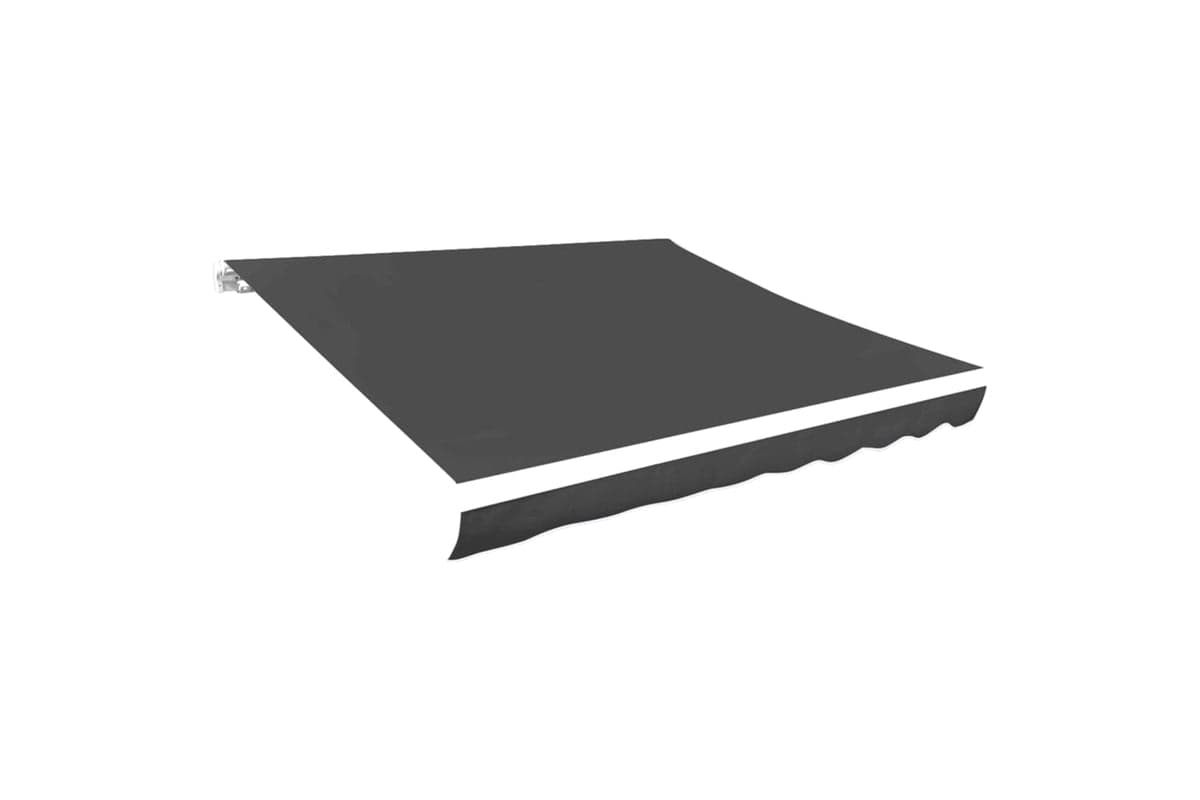 vidaXL 143713 Awning Top Sunshade Canvas Anthracite 600x300cm