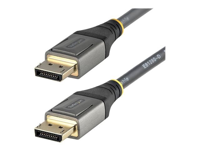 STARTECH.COM - StarTech 6ft (2m) VESA Certified DisplayPort 1.4 Cable, 8K 60Hz HDR10, Ultra HD 4K 120Hz DP Video Cable, DisplayPort to DisplayPort Cable, DP Cord for Monitors/Displays, M/M - DP 1.4 Cable with Latches (DP14VMM2M) - DisplayPort cable - DisplayPort (M) to