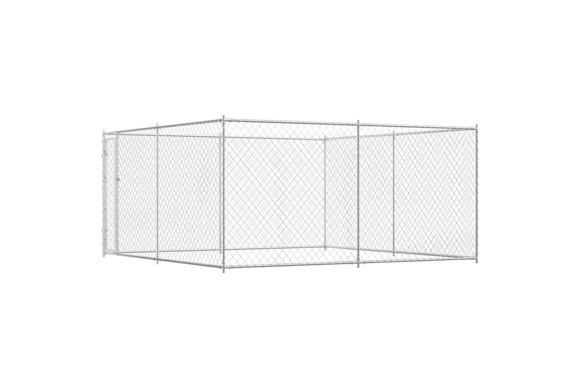 Vidaxl Outdoor Dog Kennel 383x383x185 Cm