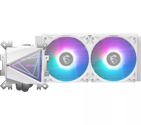 MSI MAG CORELIQUID I240 240 mm Liquid CPU Cooler - RGB LED, White