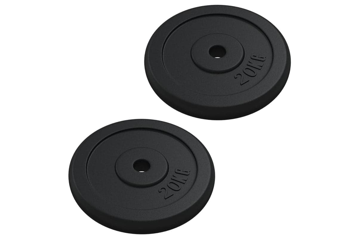 Vidaxl 3145054 Weight Plate 40 Kg Cast Iron