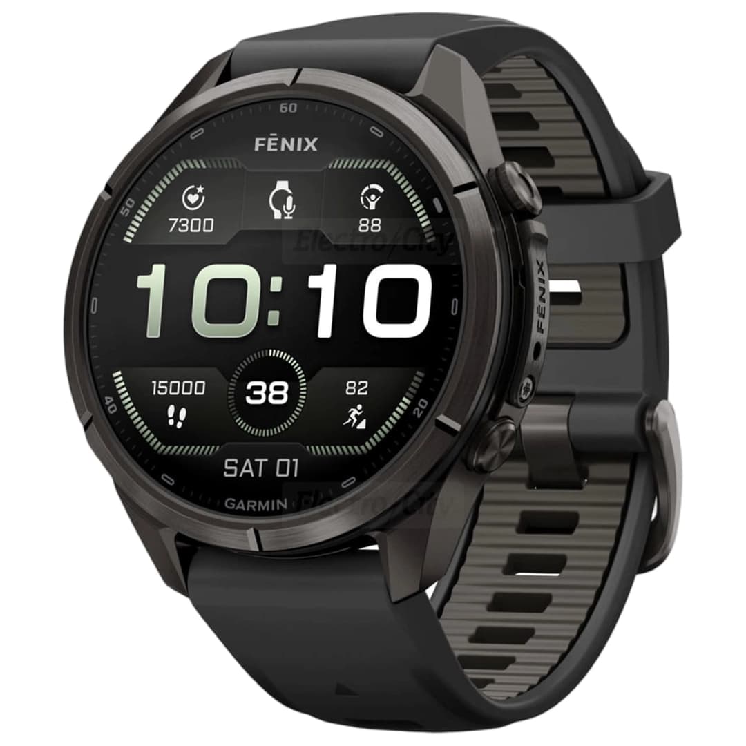 Garmin Fenix 9 Pro 43mm GPS Smartwatch with InReach Connectivity | Carbon Grey Titanium