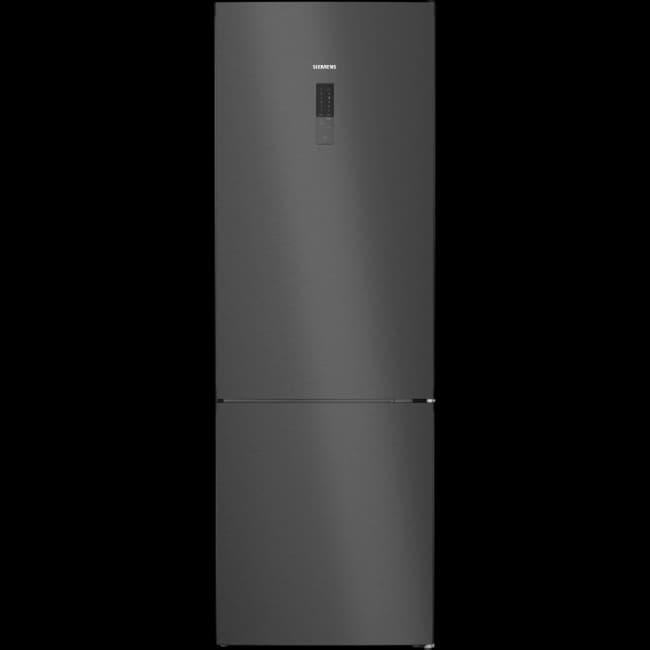 Siemens IQ300 Free-Standing Fridge-Freezer - Brushed Black Steel | KG49NXXCF