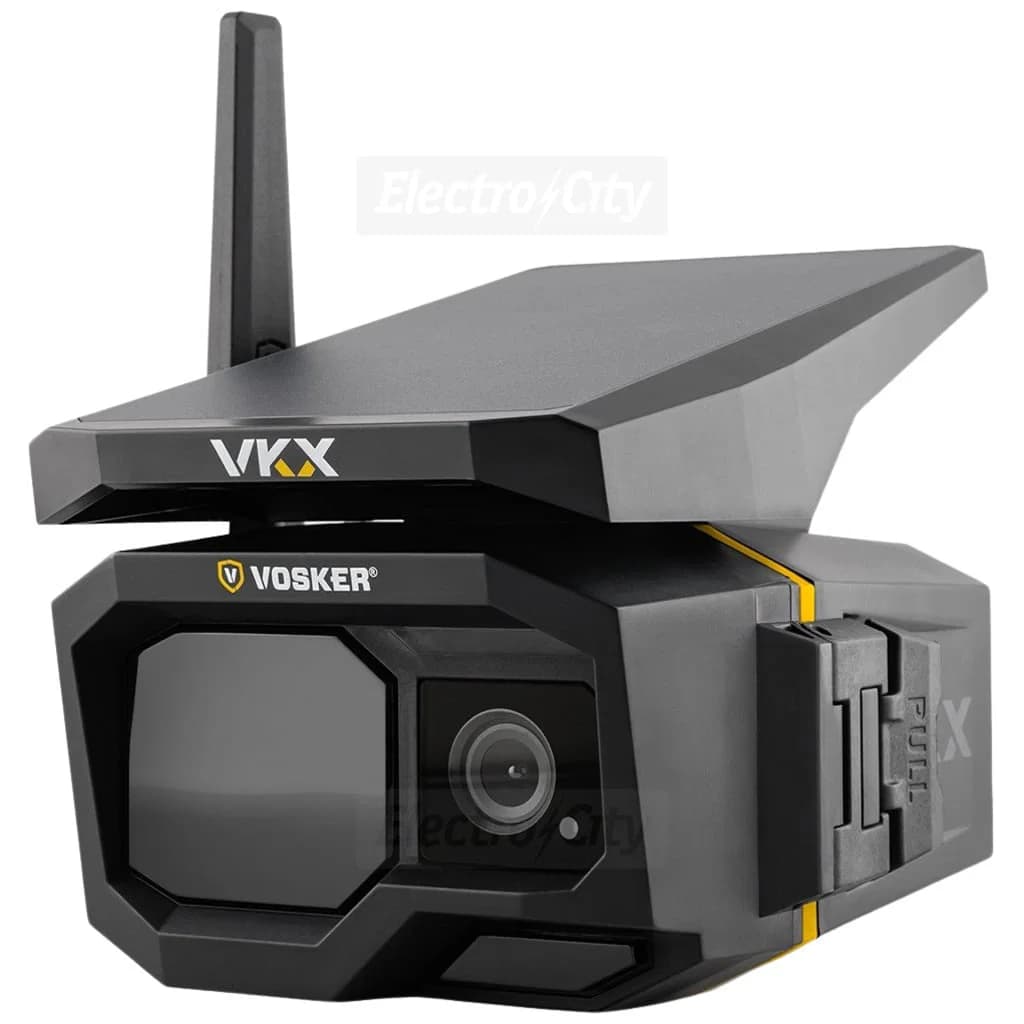 Vosker VKX Solar Powered Wireless 4G Security Camera | Black