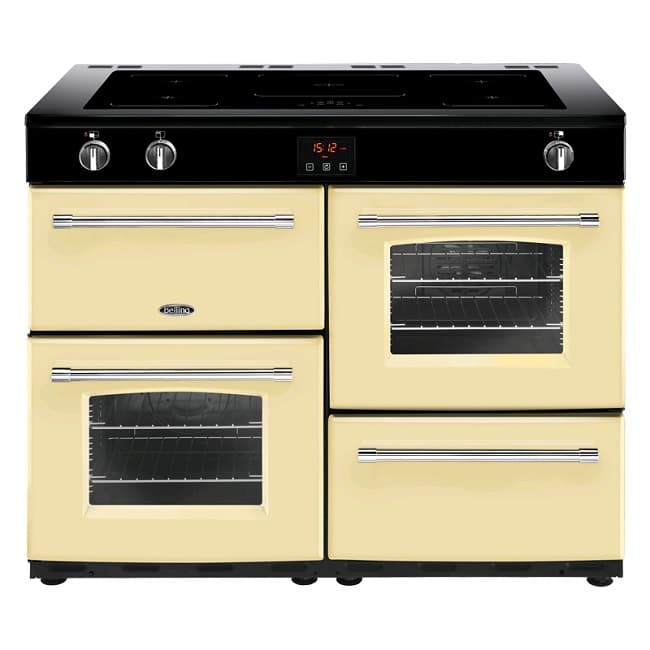 Belling Farmhouse 110cm Electric Induction Range Cooker FH110EI - Cream