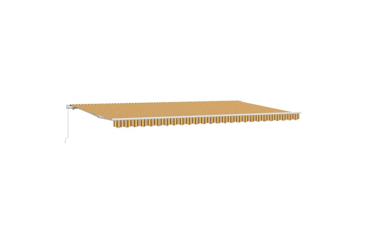 Vidaxl Retractable Awning Multicolour 600 X 350 Cm Polyester And Metal