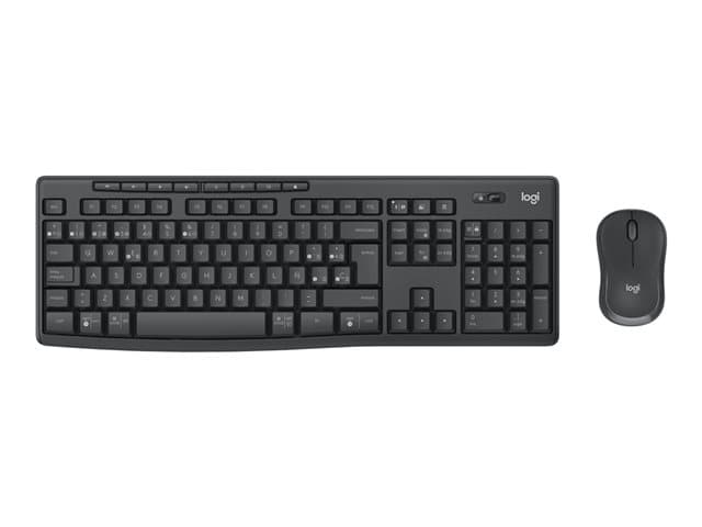 LOGITECH - MK370 Combo for Business - keyboard and mouse set - QWERTY - Nordic (Danish/Finnish/Norwegian/Swedish) - graphite Input Device