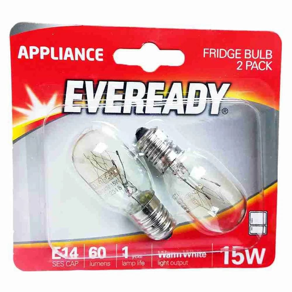 Eveready E14 15W Fridge Bulb Pack of 2 - Warm White | 012047