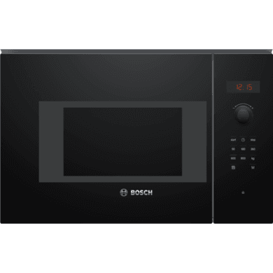 Refurbished Bosch Serie 4 BFL523MB0B Built In 20L 800W Microwave Oven Black