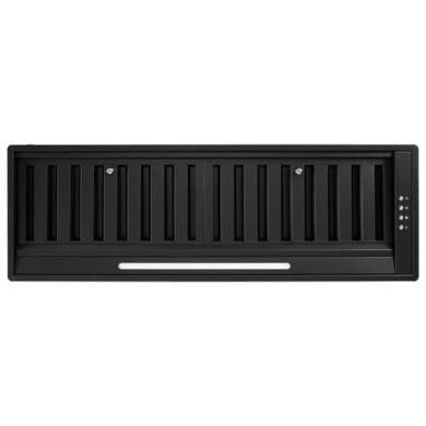 electriQ 85cm Canopy Cooker Hood with Baffle Filters - Black