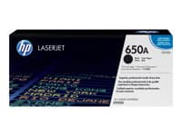 HP - 650A - black - original - LaserJet - toner cartridge (CE270A)