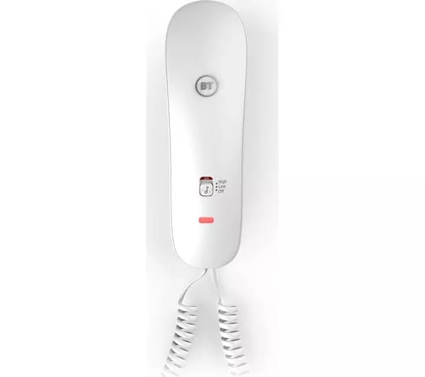 BT Duet 210 Corded Phone - White