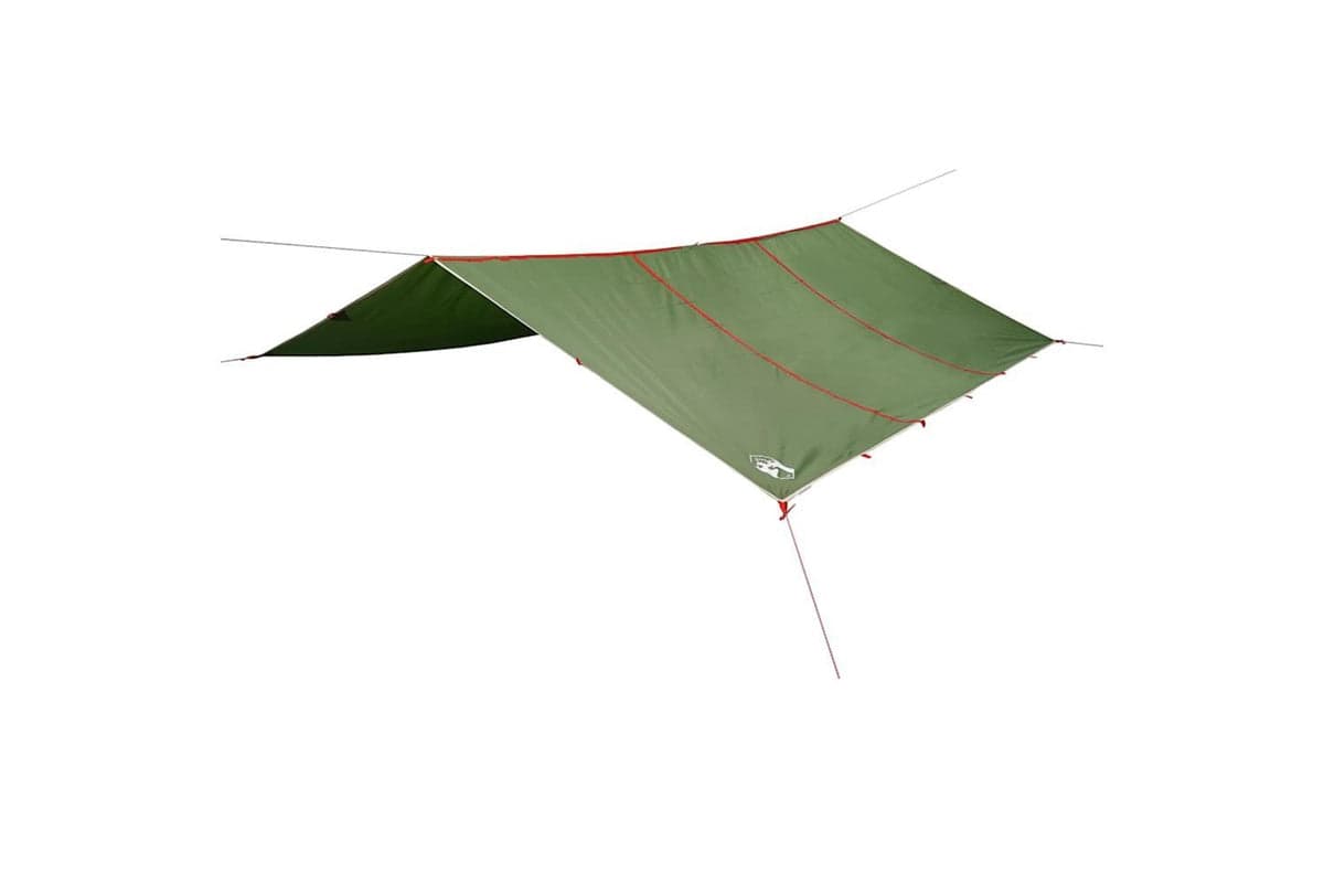 Vidaxl Camping Tarp Green 420x440 Cm Waterproof