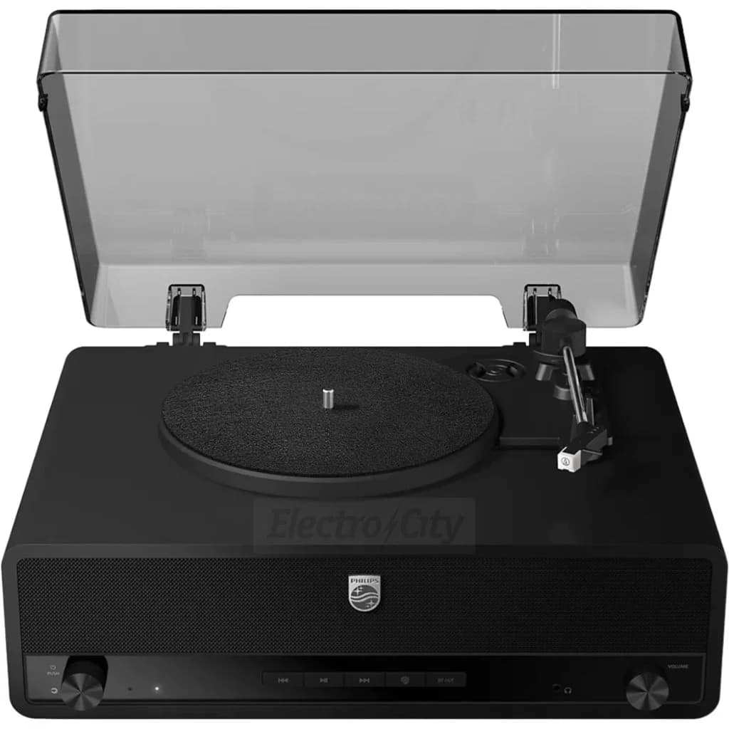 Philips Century Belt-Drive Automatic Turntable | Black