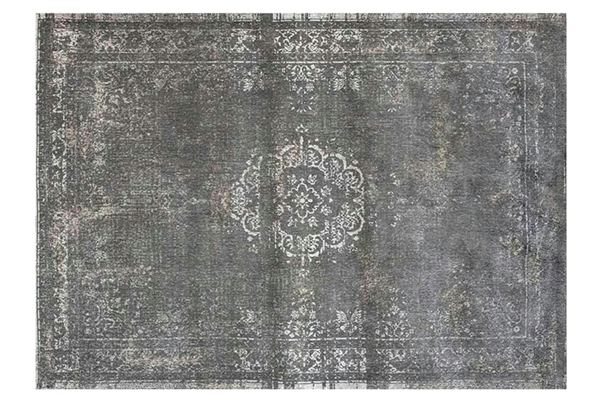 Louis De Poortere | Medallion Eco Rug | Stone | 80 x 150 cm