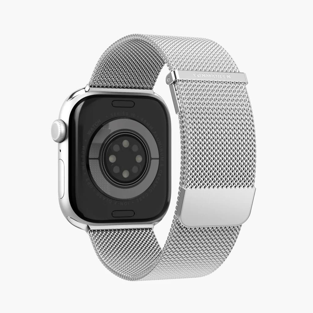 Vonmählen Watch Strap 49 / 46 / 45 / 44 / 42mm Milanese Loop 2 - Silver | AWS00124