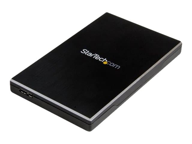 STARTECH.COM - Startech USB 3.1 (10 Gbps) Gen 2 External Hard Drive Enclosure for 2.5" SATA Drives - Portable Hard Drive Enclosure (S251BMU313) - storage enclosure - SATA 6Gb/s - USB 3.1 (Gen 2)
