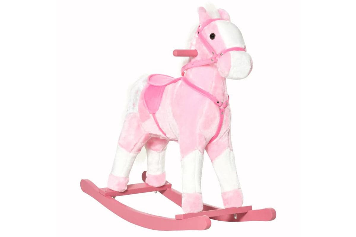 Homcom 330-004PK Childrens Rocking Horse | Pink