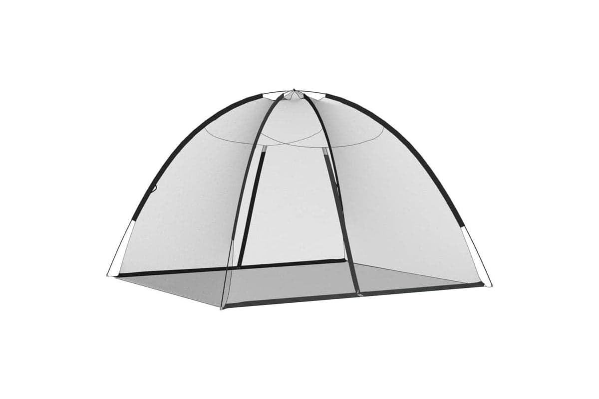 Vidaxl Mosquito Net Mongolia With Doors 220 Meshâ blackâ 200x180x135 Cm