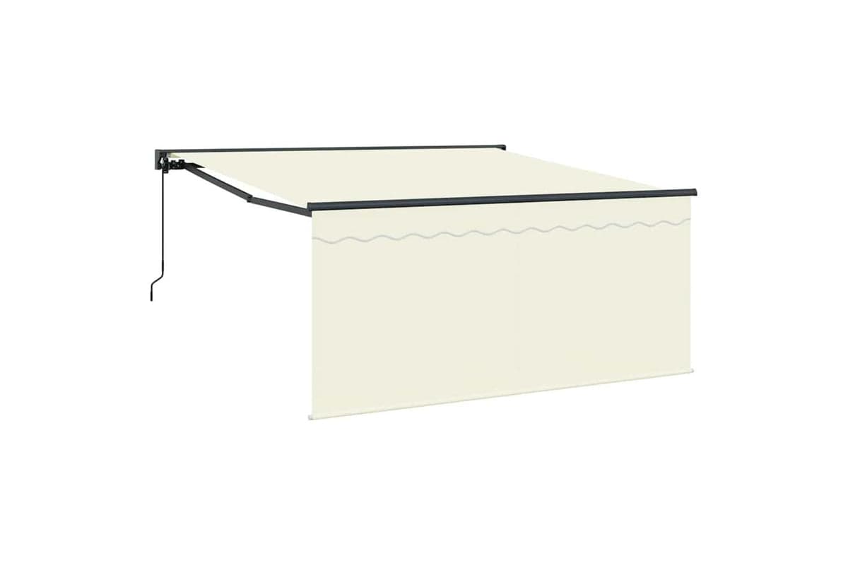 Vidaxl Retractable Awning Cream 300 X 250 Cm Fabric
