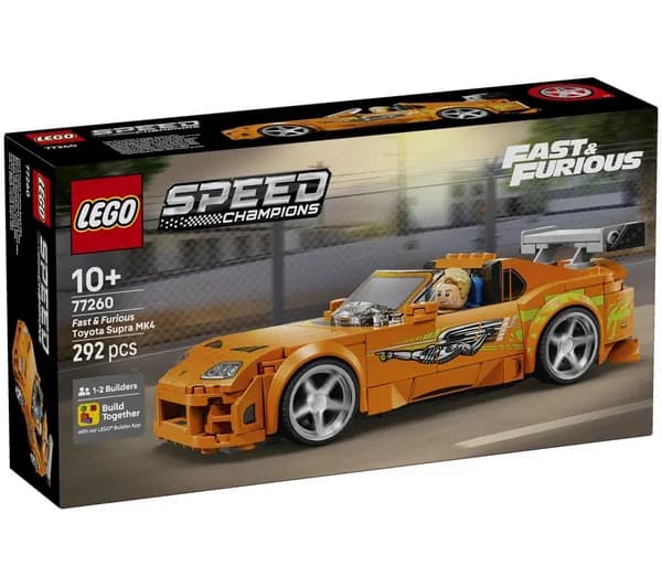 LEGO Speed Champions 77260 The Fast & The Furious Toyota Supra MK4 Car Set