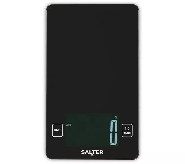 SALTER High-Capacity Electronic Kitchen Scale - Black