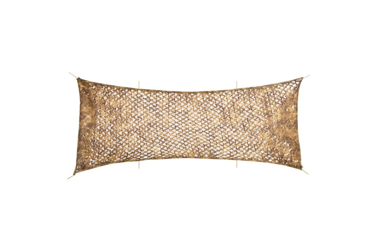 Vidaxl Camouflage Net With Storage Bag 721x294 Cm Sand