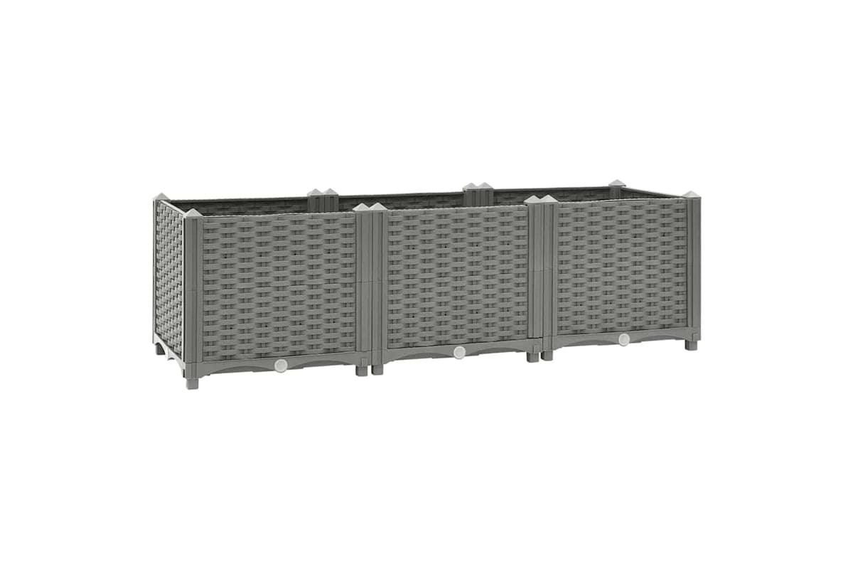vidaXL Raised Bed 120x40x38cm Polypropylene