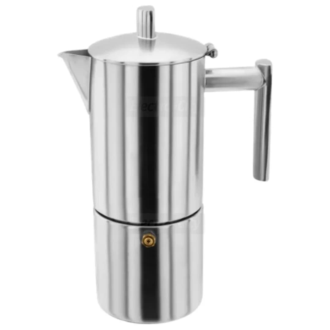 Stellar 4 Cup Stovetop Espresso Maker | Stainless Steel