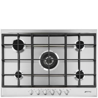 Smeg Cucina 70cm 5 Burner Gas Hob - Stainless Steel