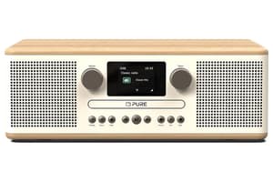 Pure Classic C-D6 CD Player and Digital Radio | White/Oak