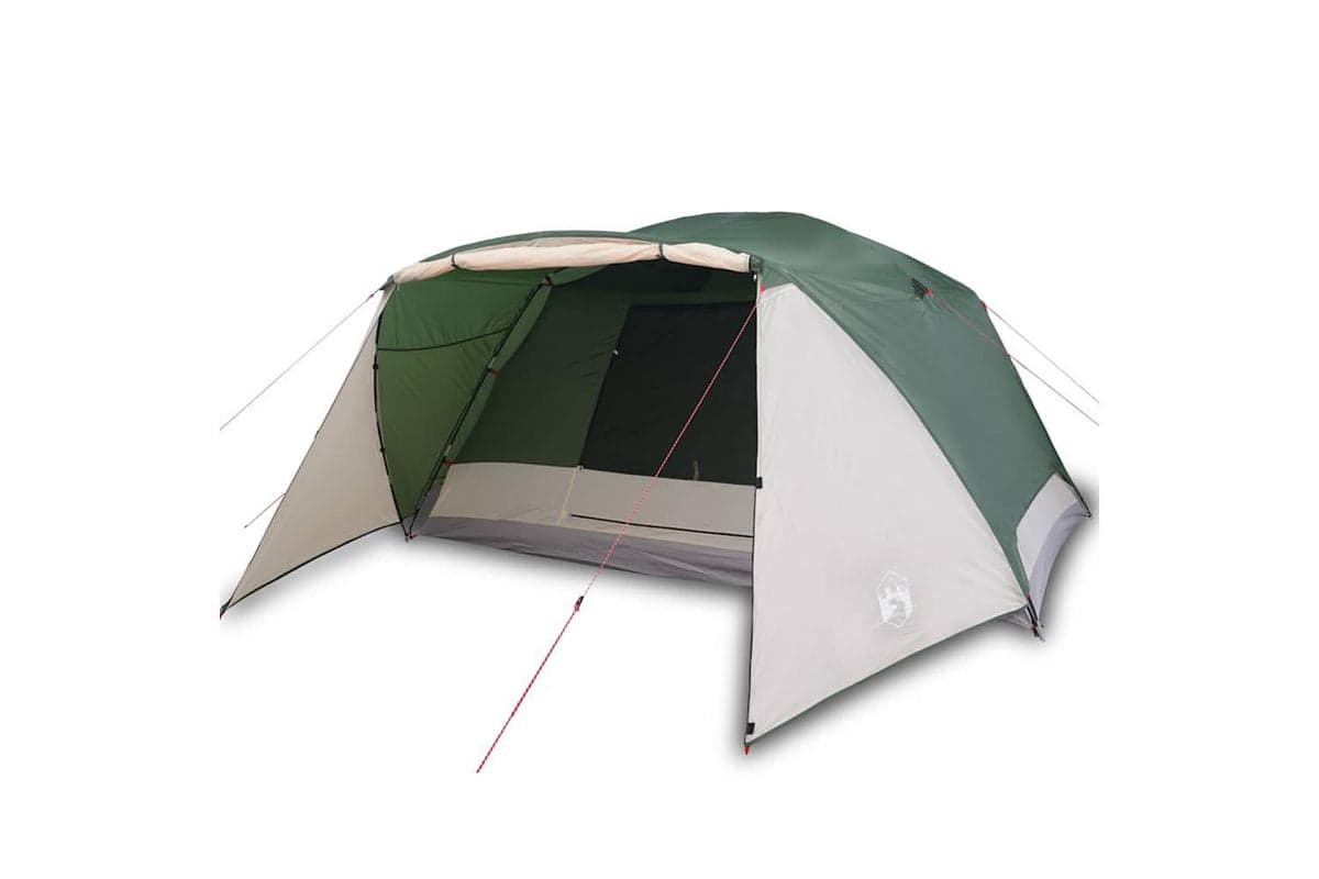 Vidaxl Family Tent With Porch 6-person Green Waterproof