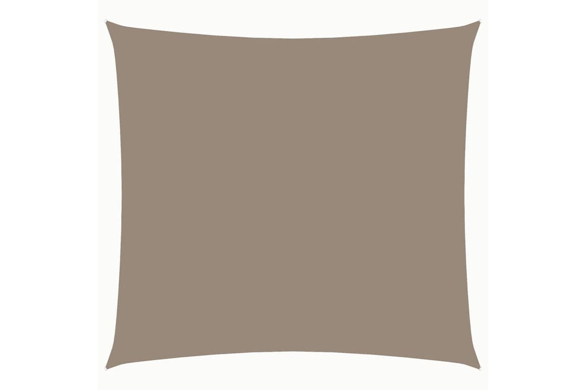 Vidaxl 135416 Sunshade Sail Oxford Fabric Square 5x5 M Taupe