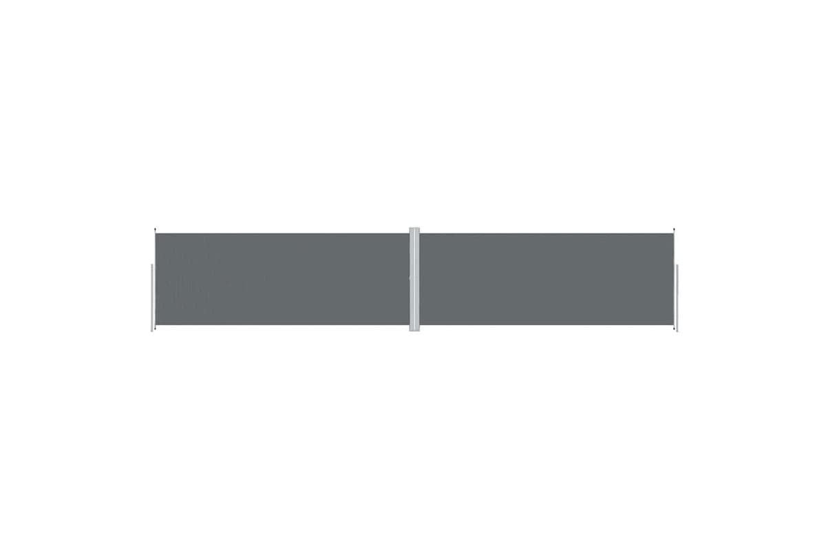 vidaXL 318044 Retractable Side Awning Anthracite 200x1000cm