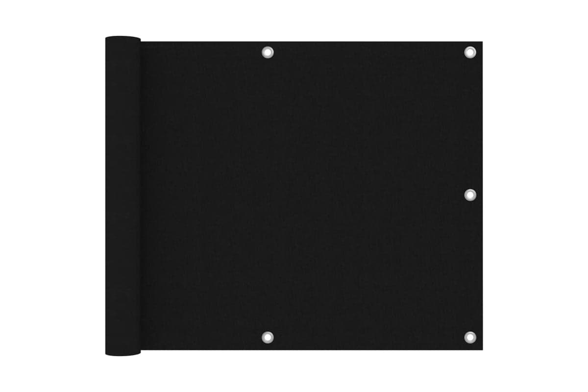 vidaXL 135056 Balcony Screen Black 75x300cm Oxford Fabric