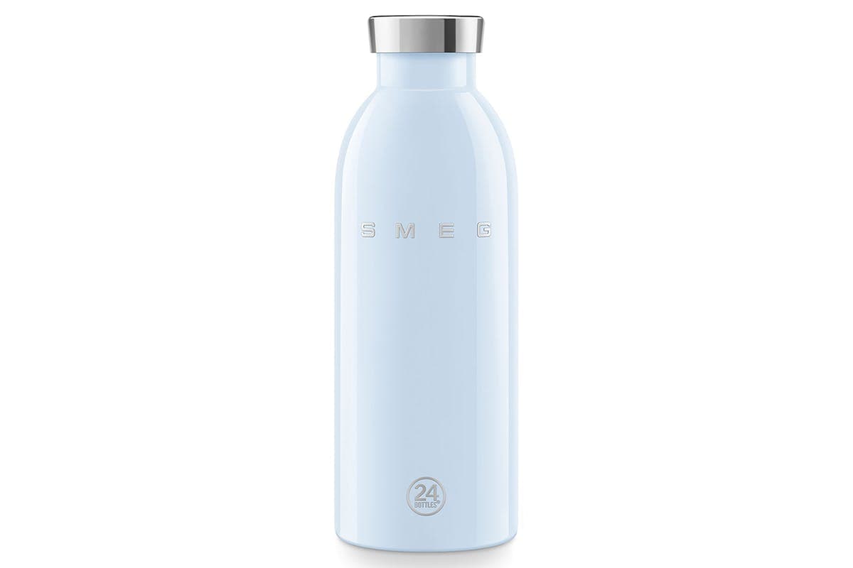 Smeg 50's Style Aesthetic 500ml Clima Water Bottle | WBF01PB | Pastel Blue