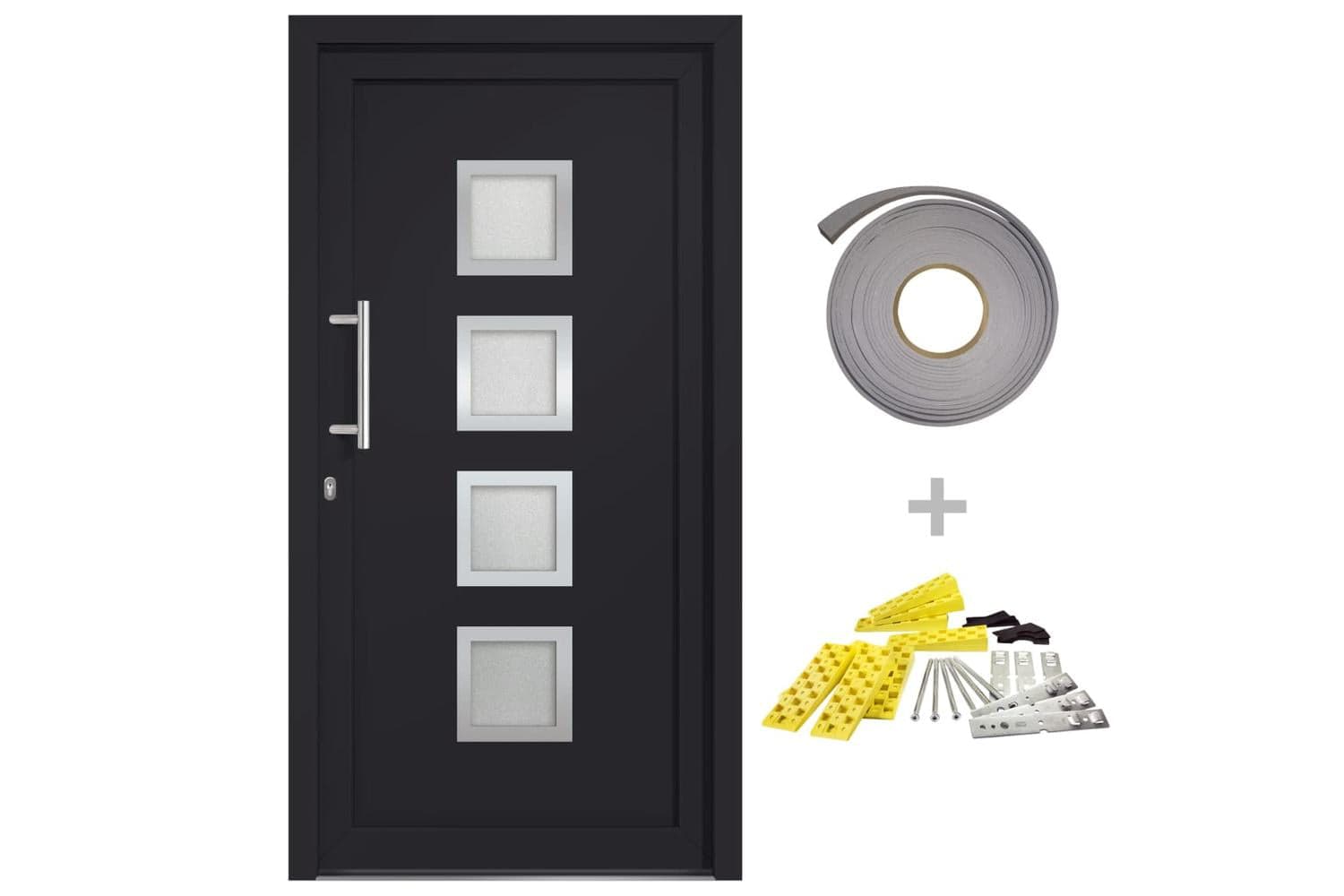 vidaXL 279191 Front Door Anthracite 108x200cm