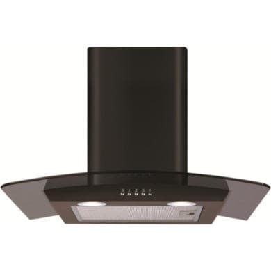 CDA 60cm Curved Glass Chimney Cooker Hood