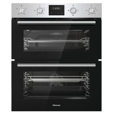 Refurbished Hisense BID79222CXUK Built-In Electric Double Oven - Stainless Steel