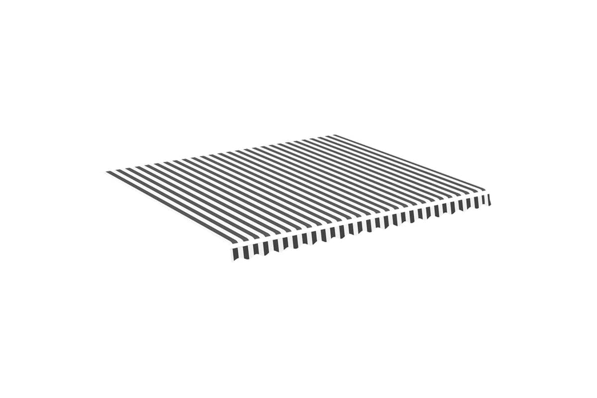 Vidaxl 311988 Replacement Fabric For Awning Anthracite And White 4x3.5 M