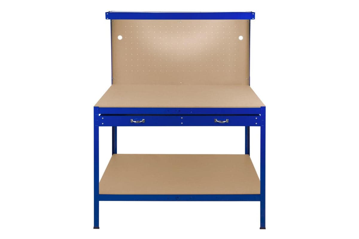 Monstershop 210794 - Workbench With Pegboard Drawer & Light