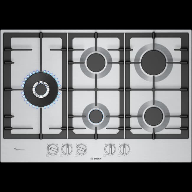 Bosch Series 6 Gas Hob 75 cm - Stainless Steel | PCS7A5190
