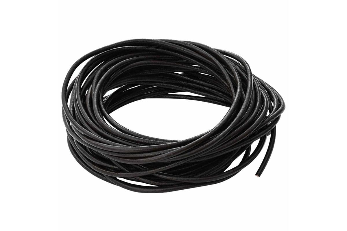 Vidaxl Leather Cord 1 Dark Brown 25 Mm X 10 M Leather