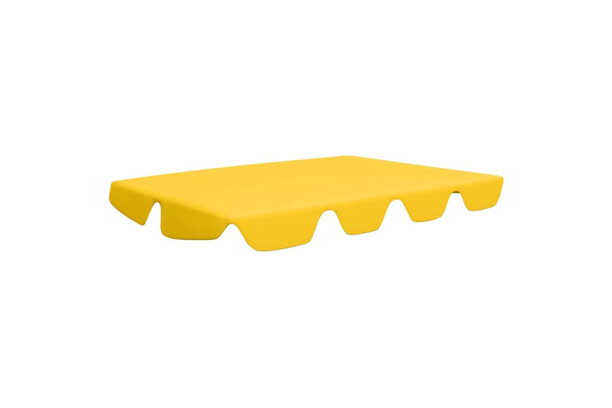 Vidaxl Replacement Canopy For Garden Swing Yellow 188/168x145/110 Cm
