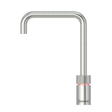 Quooker Nordic Instant Boiling Water Kitchen Tap - Stainless Steel Square Spout